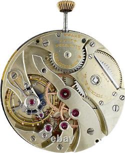 Antique 38.7mm Touchon 21 Jewel Mechanical Pocket Watch Movement High Grade Runs