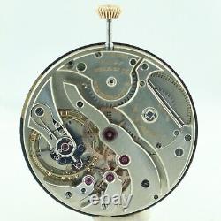 Antique 38.7mm Touchon 21 Jewel Mechanical Pocket Watch Movement High Grade Runs