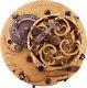 Antique 38mm Christian Engel Key Wind Onion Fusee Pocket Watch Movement Germany