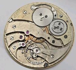 Antique 3mm Thin Touchon & Co Pocket Watch Movement For Repairs 42mm