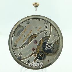Antique 40.5mm Zodiac Chronometer 18 Jewel Mechanical Pocket Watch Movement