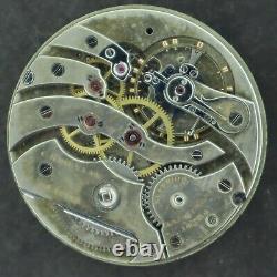 Antique 41mm CH Meylan Superior 21 Jewel Manual Pocket Watch Movement High Grade