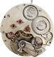 Antique 42.5mm Crulo 18 Jewel Hunter Pocket Watch Movement Wsnail Cam Incomplete