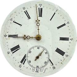 Antique 43mm IWC / International Mechanical Pocket Watch Movement Caliber 49