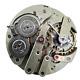 Antique 43mm Ulysse Breting Chronograph Hunter Pocket Watch Movement Swiss