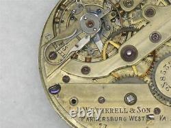 Antique 43mm Vacheron & Constantin 17 Jewel Pocket Watch Movement & Dial