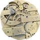 Antique 44mm James Nardin Pocket Watch Movement High Grade Swiss For Parts