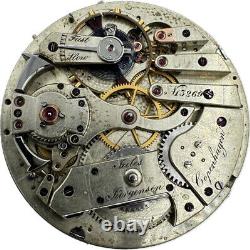 Antique 46mm Jules Jurgensen Five Minute Repeater Pocket Watch Movement Rare