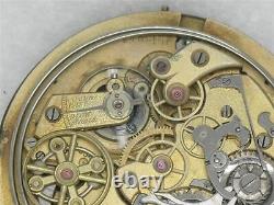 Antique 49mm Invicta Swiss Quarter Repeater Chronograph Movement &dial, Running