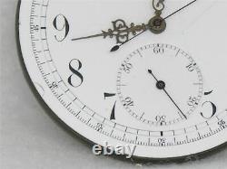 Antique 49mm Invicta Swiss Quarter Repeater Chronograph Movement &dial, Running