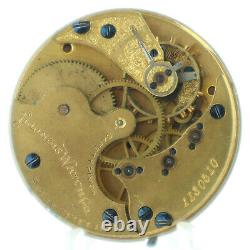 Antique 6 Size Illinois 15 Jewel Hunter Pocket Watch Movement Grade 143 Rare