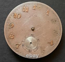 Antique A Nicoley Pocket Watch Movement Running Ticks High Grade 12s 17j Swiss