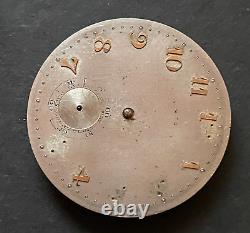 Antique A Nicoley Pocket Watch Movement Running Ticks High Grade 12s 17j Swiss