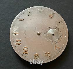 Antique A Nicoley Pocket Watch Movement Running Ticks High Grade 12s 17j Swiss