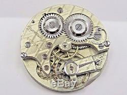 Antique Agassiz Pocket Watch Movement 29 mm in size. #20609