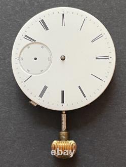 Antique Albert Vuille Pocket Watch Movement High Grade Ticks Chaux De Fonds 45mm