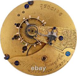 Antique Appleton Tracy & Co. 15 Jewel Mechanical Pocket Watch Movement Waltham