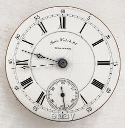 Antique Appleton Tracy & Co. 15 Jewel Mechanical Pocket Watch Movement Waltham