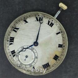 Antique C. H. Meylan 17 Jewel Manual Wind Pocket Watch Movement Running