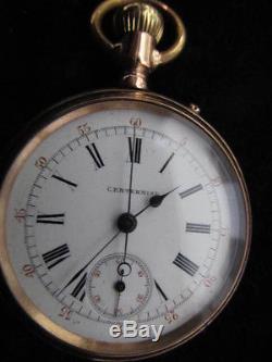 Antique Centennial pocket watch with split-second movement-RARE