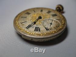 Antique Charles Henry Grosclaude Pocket Watch Movement