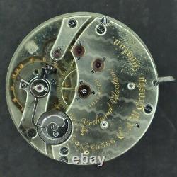 Antique Crosby by Meylan Isochronal Series 14 Hunter Pocket Watch Movement