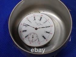 Antique David J. Magnin Manual Key Wind Pocket Watch Movement runs 34.9 mm