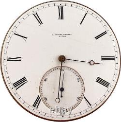 Antique Dubois Baillod Locle Key Wind Pocket Watch Movement High Grade Swiss