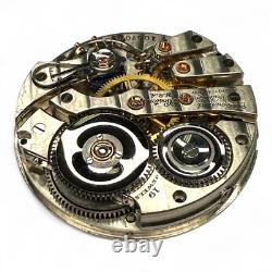 Antique E. Howard Watch Co. 19J Pocket Watch Movement 12s, 1057078, Adjusted