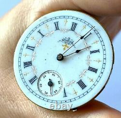 Antique Elgin Pocket Watch Movement 3982809 Grade 94 Class 52 Year 1890 11j