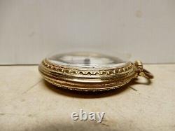 Antique Elgin Railroad Pocket Watch Gold Filled Case 574 Movement