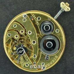 Antique Eterna Chronometer 17 Jewel Mechanical Hunter Pocket Watch Movement