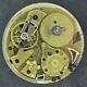 Antique French Pocket Watch Movement Quarter Repeater W Breguet Shock System