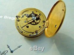 Antique French Verge Cylinder Pocket Watch Movement