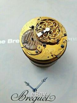 Antique French Verge Le Roy Pocket Watch Movement circa 1760