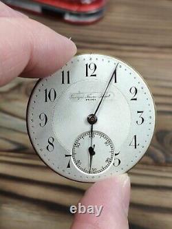 Antique Georges Favre Jacot Locle Zenith pocket watch Movement 40mm