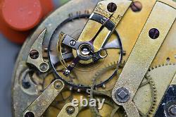 Antique Gold Dial Parachute Pocket Watch Movement