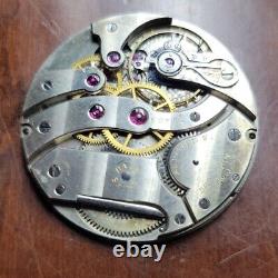 Antique HAAS High Grade Pocket Watch Movement 39mm
