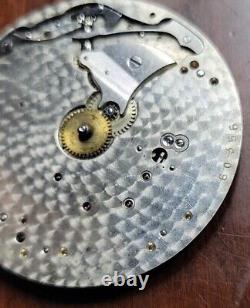 Antique HAAS High Grade Pocket Watch Movement 39mm