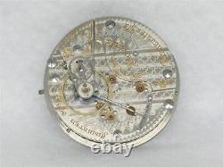 Antique Hamilton 940 21 Jewel Railroad Pocketwatch Movement & Dial, Running