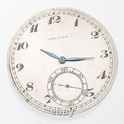 Antique High Grade Agassiz Shreve & Co Pocket Watch Movement 21 Jewels Parts