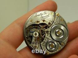 Antique Illinois Pocket Watch Movement 16S 21 J Grade 806 Circa 1922 RR Grade