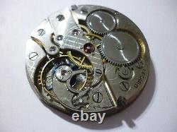 Antique Invar Micro Regulator Pocket Watch Movement Swiss Made VGC Rare