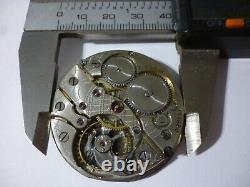 Antique Invar Micro Regulator Pocket Watch Movement Swiss Made VGC Rare