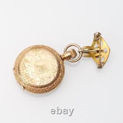 Antique J. Boss Hunter Pocket Watch Case Gold Filled 36mm Great Condition