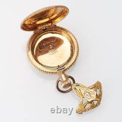 Antique J. Boss Hunter Pocket Watch Case Gold Filled 36mm Great Condition