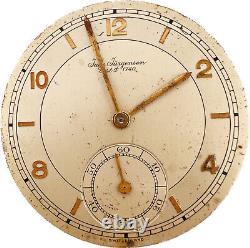Antique Jules Jurgensen 17 Jewel Mechanical Pocket Watch Movement Swiss Thin