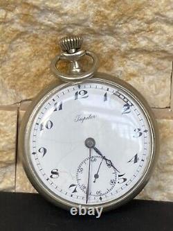 Antique Jupiter Pocket Watch With Cortebert Movement Cal. 532 Swiss Made 1920's