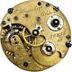 Antique L Size 1869 Howard Series V 5 Key Wind Pocket Watch Movement For Parts