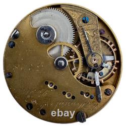 Antique L Size 1870 E. Howard. Co Series V 15 Jewel Hunter Pocket Watch Movement